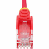 StarTech.com 25ft Red Slim CAT6 Ethernet Cable, Slim Snagless RJ45, UTP, LSZH, 28AWG Bare Copper, Slim Network Patch Cord, Fluke Tested — N6PAT25RDS