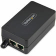 StarTech.com 1-Port 10Gbps Gigabit PoE++ Injector, 60W, 2.5/5/10G Ethernet/10/100/1000M, PoE++ (802.3af/at/bt), Wall Mountable, Unmanaged — AF31XC-POE-INJECTOR