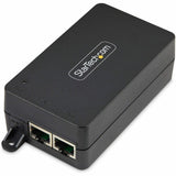 StarTech.com 1-Port 10Gbps Gigabit PoE++ Injector, 60W, 2.5/5/10G Ethernet/10/100/1000M, PoE++ (802.3af/at/bt), Wall Mountable, Unmanaged — AF31XC-POE-INJECTOR
