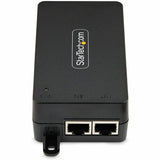 StarTech.com 1-Port 10Gbps Gigabit PoE++ Injector, 60W, 2.5/5/10G Ethernet/10/100/1000M, PoE++ (802.3af/at/bt), Wall Mountable, Unmanaged — AF31XC-POE-INJECTOR