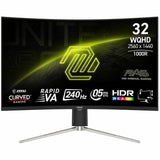 MSI MAG 325CQRXF E2 32" Class WQHD Curved Screen Gaming LED Monitor - 16:9 - Metallic Black — MAG325CQRXFE2