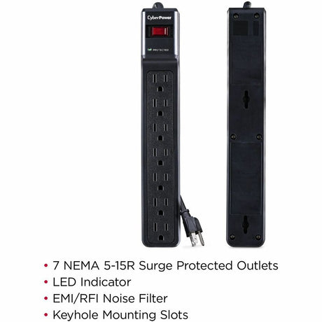 CyberPower CSB706 Essential 7 - Outlet Surge with 1500 J — CSB706