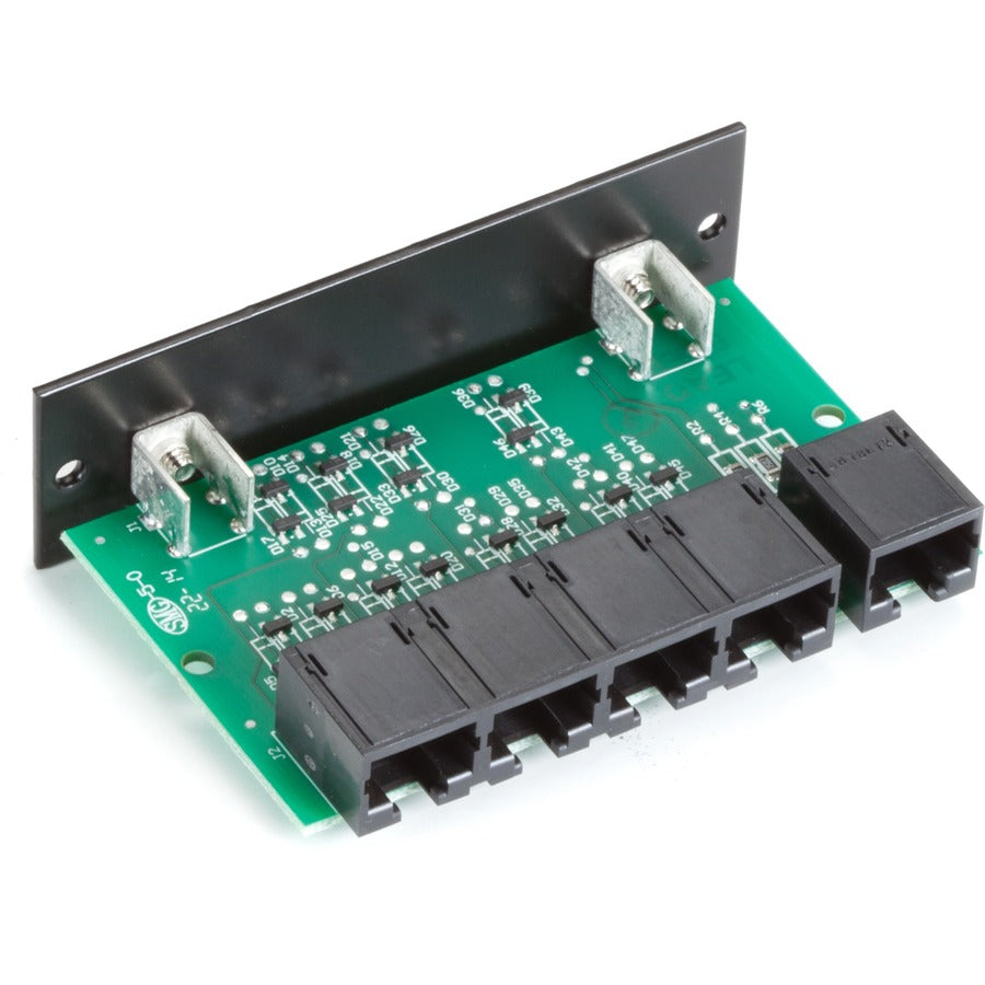 Black Box RS232 Passive Splitter Rackmount Card - RJ45, 4-Port — TL421-C