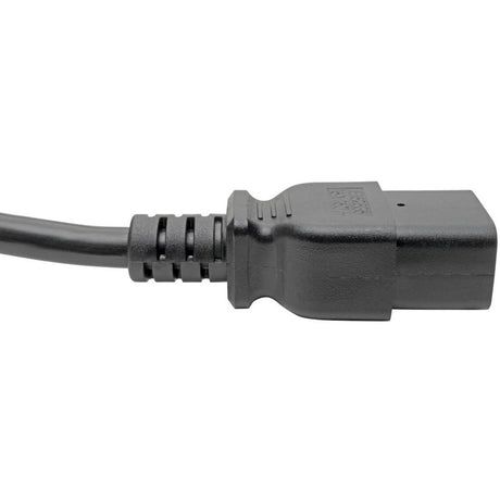 Eaton Tripp Lite Series Power Cord, C19 to C14 - Heavy-Duty, 15A, 250V, 14 AWG, 4 ft. (1.22 m), Black — P047-004