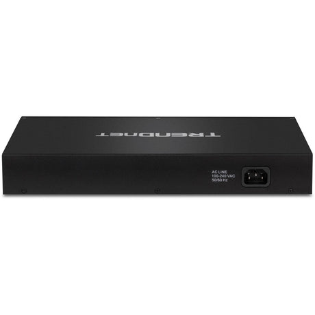 TRENDnet 12-Port Gigabit PoE+ Smart Surveillance Switch with 8 x Gigabit PoE+ Ports; TPE-3012LS; 2 x Gigabit Ports; 2 x SFP Slots; 110W PoE Budget; Long Range PoE+; VLAN; QoS; LACP; ONVIF — TPE-3012LS