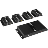 SIIG 4 Port HDMI Splitter over Cat6 Extender with IR - 40m — CE-H23U11-S1