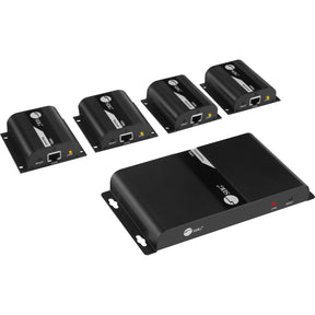 SIIG 4 Port HDMI Splitter over Cat6 Extender with IR - 40m — CE-H23U11-S1