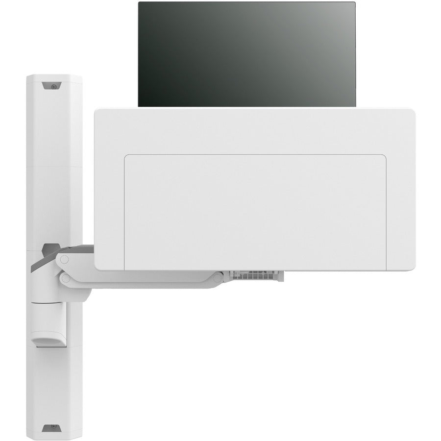 Ergotron CareFit Wall Mount for Keyboard, Monitor, Mount Extension, LCD Display - White — 45-618-251