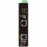Eaton Tripp Lite Series Industrial Gigabit Ethernet PoE injector, 90W PoE++, 802.3bt, Midspan, -40? to +75?, IP30 housing, Dual 24-57VDC, DIN rail, 1 Port, TAA — NPOEI-90W-1G
