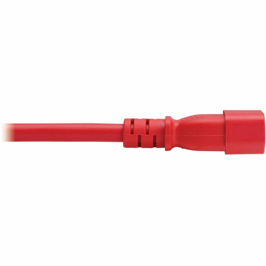 Eaton Tripp Lite Series Power Cord, C14 to C21 - Heavy-Duty, 15A, 250V, 14 AWG, 4 ft. (1.2 m), Red — P037-004-ARD
