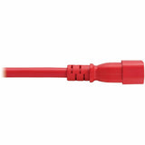 Eaton Tripp Lite Series Power Cord, C14 to C21 - Heavy-Duty, 15A, 250V, 14 AWG, 5 ft. (1.5 m), Red — P037-005-ARD