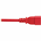 Eaton Tripp Lite Series Power Cord, C14 to C21 - Heavy-Duty, 15A, 250V, 14 AWG, 5 ft. (1.5 m), Red — P037-005-ARD