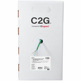 C2G 1000ft (304.8m) TAA-Compliant Cat6 Unshielded (UTP) Ethernet Cable with Solid Conductors-Riser CMR-Rated - Green — C2G56035