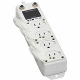 Eaton Tripp Lite Series Safe-IT UL 1363A Medical-Grade Power Strip for Patient Care Vicinities, 4 Hospital-Grade Outlets, Load Monitor, Safety Covers, Antimicrobial, 2 ft. (0.6 m) Cord — PS-402-HG-OEMLM