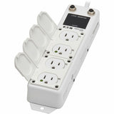 Eaton Tripp Lite Series Safe-IT UL 1363A Medical-Grade Power Strip for Patient Care Vicinities, 4 Hospital-Grade Outlets, Load Monitor, Safety Covers, Antimicrobial, 2 ft. (0.6 m) Cord — PS-402-HG-OEMLM