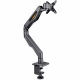 StarTech.com Desk Mount Monitor Arm, Up To 32" Display, Max 22lb/10kg, VESA, C-Clamp, Fully Articulating, Mechanical Spring, TAA-Compliant — H1M1AG2-MONITOR-ARM