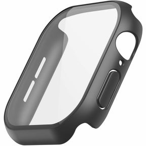 Belkin TemperedCurve 2-in-1 Screen Protector for Apple Watch Series 10 (46mm/black) Black — OWA003fqBK