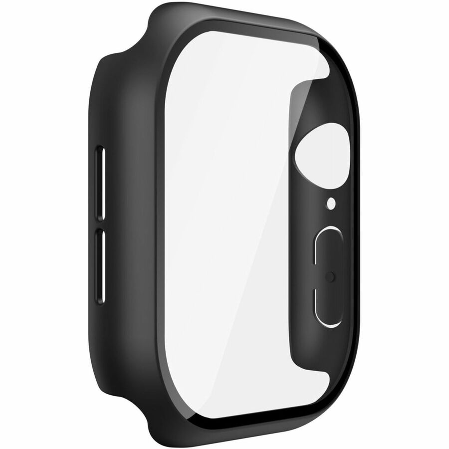 Belkin TemperedCurve 2-in-1 Screen Protector for Apple Watch Series 10 (46mm/black) Black — OWA003fqBK