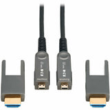 Eaton Tripp Lite Series 8K HDMI Fiber Active Optical Cable (AOC) with Detachable Connectors (M/M) - 8K UHD @ 60 Hz, HDR, HDCP 2.3, Black, 40 m (131 ft.) — P568FMM-40M-8K6