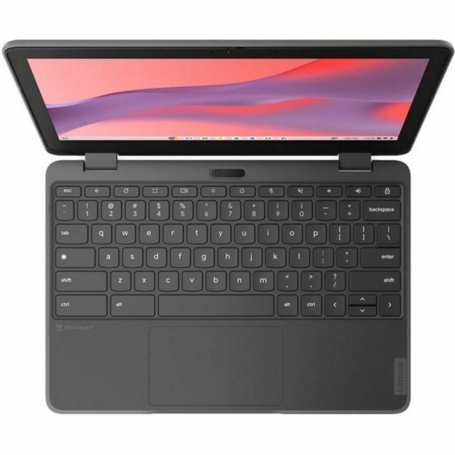 Lenovo 300e Yoga Chromebook Gen 4 82W2002GUS 11.6" Touchscreen Convertible 2 in 1 Chromebook - HD - Octa-core (ARM Cortex A76 + Cortex A55) - 4 GB - 32 GB Flash Memory - English Keyboard - Graphite Gray — 82W2002GUS