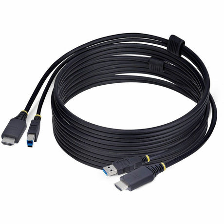 StarTech.com 10ft (3m) HDMI and USB 5Gbps KVM Cable, Up to 4K 60Hz, HDMI 2.0 and USB Combo Cable for KVM Switch — HU12210-KVM-CABLE