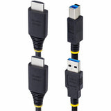 StarTech.com 10ft (3m) HDMI and USB 5Gbps KVM Cable, Up to 4K 60Hz, HDMI 2.0 and USB Combo Cable for KVM Switch — HU12210-KVM-CABLE