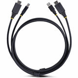 StarTech.com 10ft (3m) HDMI and USB 5Gbps KVM Cable, Up to 4K 60Hz, HDMI 2.0 and USB Combo Cable for KVM Switch — HU12210-KVM-CABLE