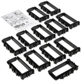 Eaton Tripp Lite Series Cable Management Rings for Rack Enclosures - Button Mount, Small, 2 x 4 in., 12 Pack — SRCABLERINGSM