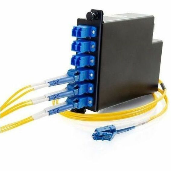 C2G 49.2ft (15m) LC-LC 9/125 OS2 Duplex Single-Mode PVC Fiber Optic Cable - Yellow — 37464