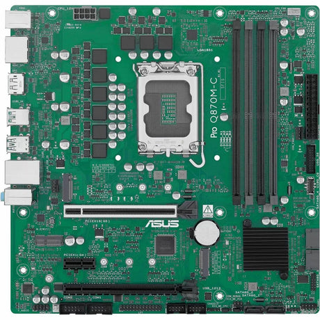 Asus Pro PRO Q870M-C-CSM Desktop Motherboard - Intel Q870 Chipset - Socket LGA-1851 - Micro ATX — PROQ870M-C-CSM