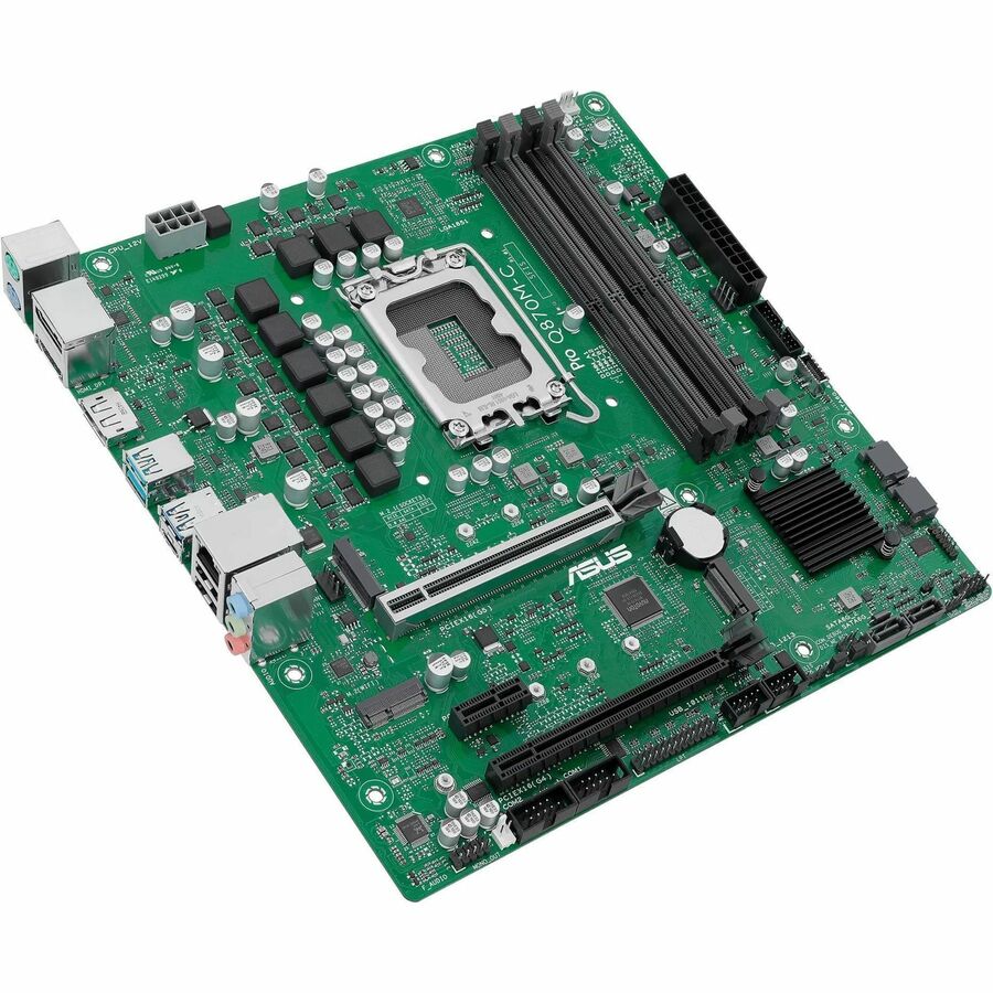Asus Pro PRO Q870M-C-CSM Desktop Motherboard - Intel Q870 Chipset - Socket LGA-1851 - Micro ATX — PROQ870M-C-CSM