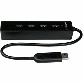 StarTech.com 4 Port Portable SuperSpeed USB 3.0 Hub with Built-in Cable - 5Gbps — ST4300PBU3