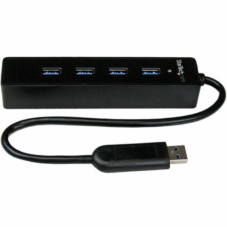 StarTech.com 4 Port Portable SuperSpeed USB 3.0 Hub with Built-in Cable - 5Gbps — ST4300PBU3