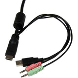 StarTech.com 2 Port USB HDMI Cable KVM Switch with Audio and Remote Switch? USB Powered — SV211HDUA