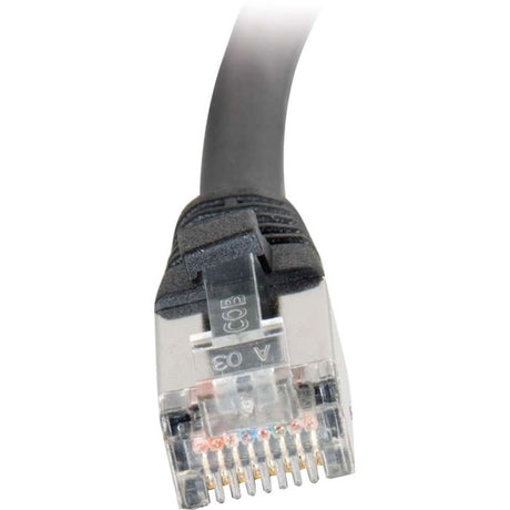 C2G-10ft Cat5e Molded Shielded (STP) Network Patch Cable - Black — 28693