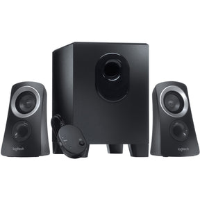 Logitech Z313 2.1 Speaker System - 25 W RMS - Black — 980-000382