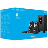 Logitech Z313 2.1 Speaker System - 25 W RMS - Black — 980-000382