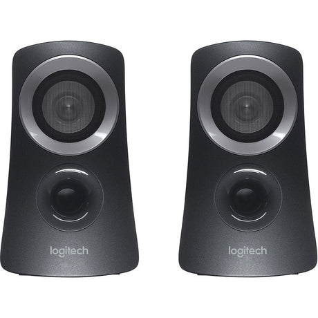 Logitech Z313 2.1 Speaker System - 25 W RMS - Black — 980-000382