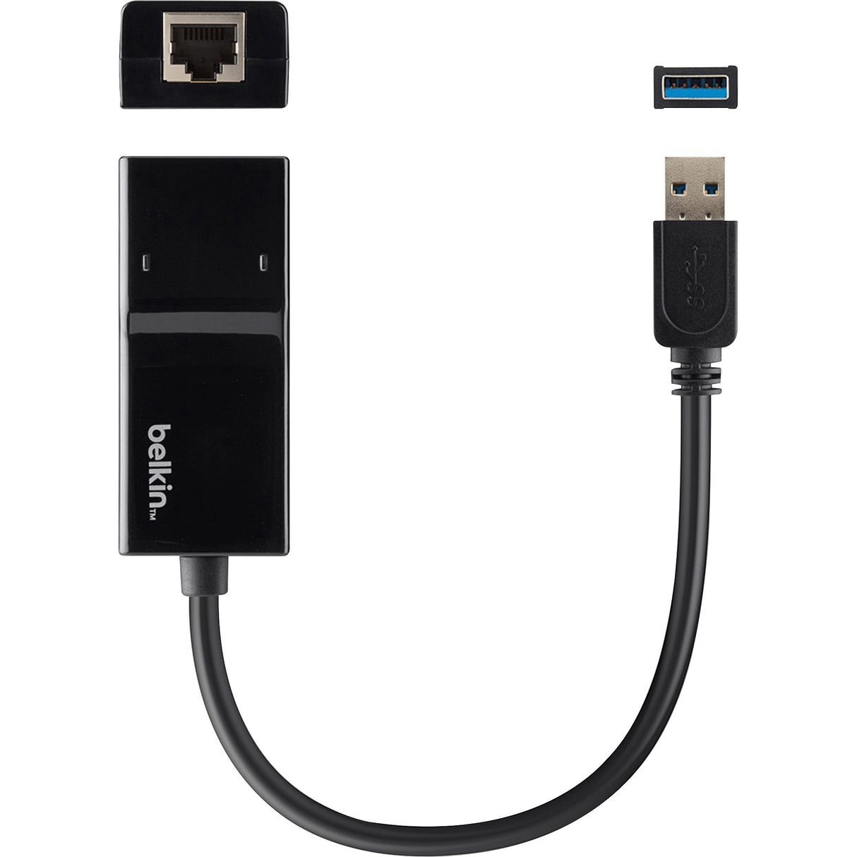 Belkin USB 3.0 to Gigabit Ethernet GbE Network Adapter 10/100/1000 — B2B048