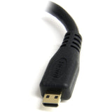 StarTech.com Micro HDMI to HDMI Adapter Dongle, 4K High Speed Micro HDMI to HDMI Converter, Micro HDMI Type-D Device to HDMI TV/Display — HDADFM5IN
