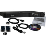 Eaton Tripp Lite Series TAA SmartPro 120V 1kVA 800W Line-Interactive Sine Wave UPS, 1U Rack/Vertical, Network Card Options, USB, 6 Outlets — SM1000RM1UTAA