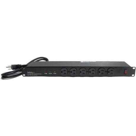 StarTech.com Rackmount PDU with 16 Outlets and Surge Protection - 19in Power Distribution Unit - 1U — RKPW161915