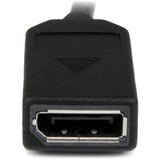 StarTech.com 8" DMS-59 to Dual DisplayPort Adapter Cable, 4K x 2K, DMS 59 pin (M) to 2x DP 1.2 (F) Splitter Y Cable, LFH to 2x DP Monitors — DMSDPDP1