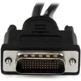 StarTech.com 8" DMS-59 to Dual DisplayPort Adapter Cable, 4K x 2K, DMS 59 pin (M) to 2x DP 1.2 (F) Splitter Y Cable, LFH to 2x DP Monitors — DMSDPDP1