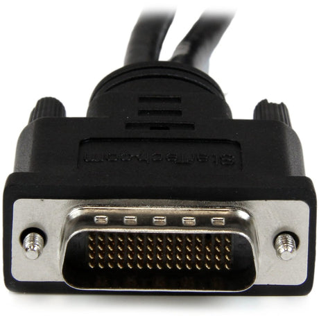 StarTech.com 8" DMS-59 to Dual DisplayPort Adapter Cable, 4K x 2K, DMS 59 pin (M) to 2x DP 1.2 (F) Splitter Y Cable, LFH to 2x DP Monitors — DMSDPDP1