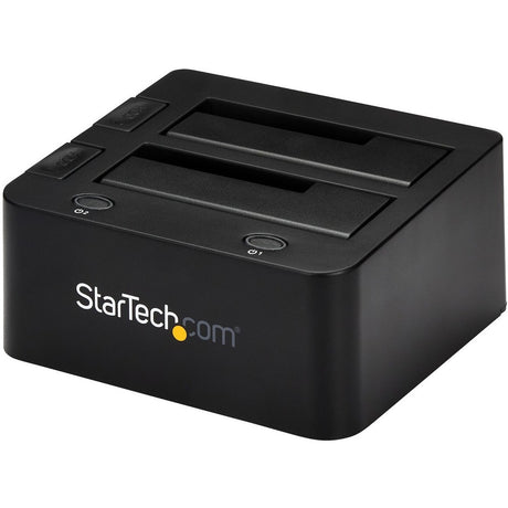 StarTech.com Dual-Bay USB 3.0 to SATA and IDE Hard Drive Docking Station, 2.5/3.5" SATA III and IDE (40 pin), SSD/HDD Dock, Top-Loading — UNIDOCKU33