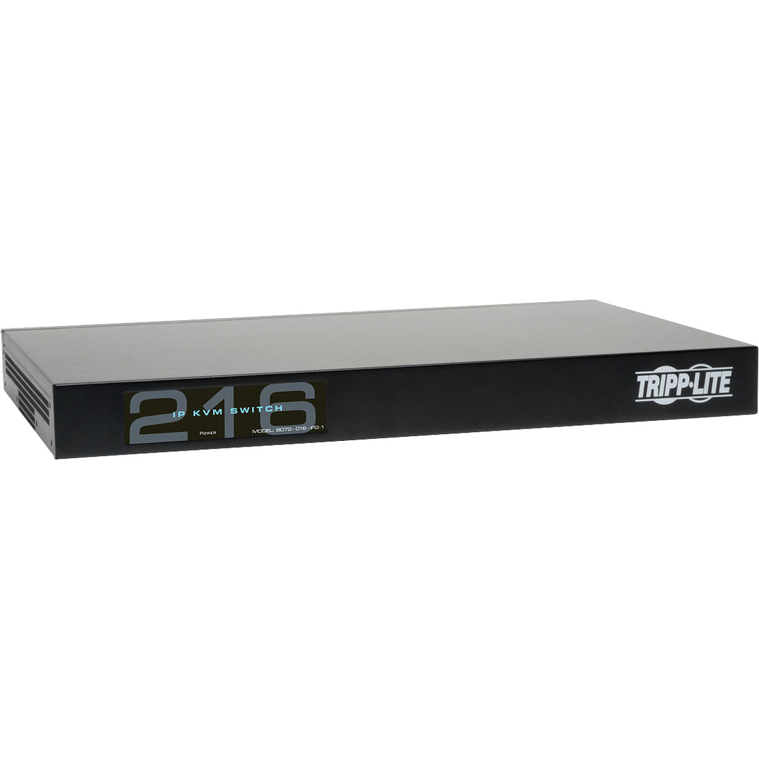 Eaton Tripp Lite Series NetCommander 16-Port Cat5 KVM over IP Switch - 2 Remote + 1 Local User, 1U Rack-Mount, TAA — B072-016-IP2