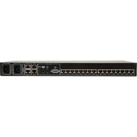 Eaton Tripp Lite Series NetCommander 16-Port Cat5 KVM over IP Switch - 2 Remote + 1 Local User, 1U Rack-Mount, TAA — B072-016-IP2