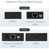 StarTech.com HDMI over CAT5e HDBaseT Extender - Power over Cable - Ultra HD 4K — ST121HDBTE