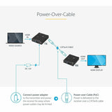 StarTech.com HDMI over CAT5e HDBaseT Extender - Power over Cable - Ultra HD 4K — ST121HDBTE